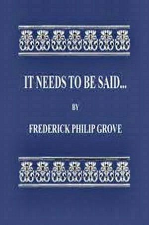 It Needs to be Said... [ePUB]